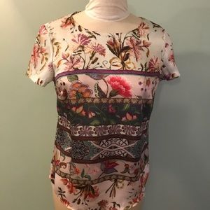Marks & Spencer Floral Polyester Blouse UK 8